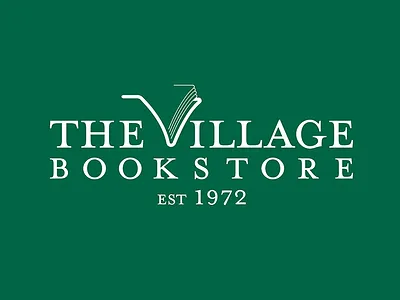 The village bookstore branding design logo typography