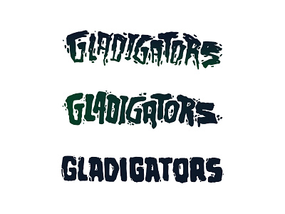 Gladigators aligator brand branding custom font gladiator identity lettering logo logotype typography