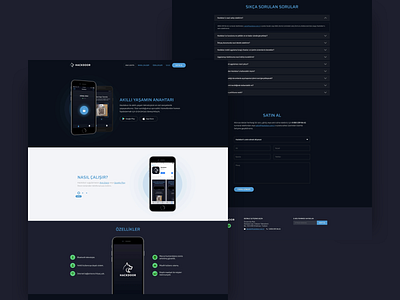 Hackdoor.com.tr - Landing Page app design door figma landing page sketch visual