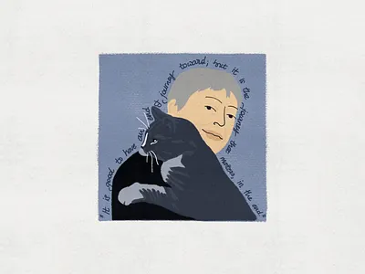 Ursula K. Le Guin Illustration book hand drawn illustration procreate procreate app ursula le guin writer