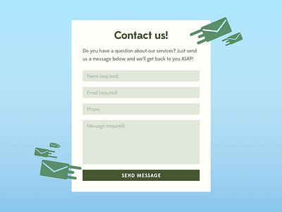 028 Contact Us 028 contact contact form contact us dailyui form sketch app ui uidesign web design webdesign