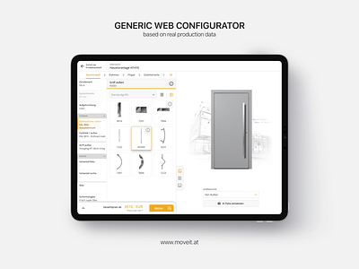 Generic Web Configurator concept configurator design ecommerce industrial responsive ui ux web app