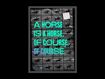 Horse? Of corse. poster