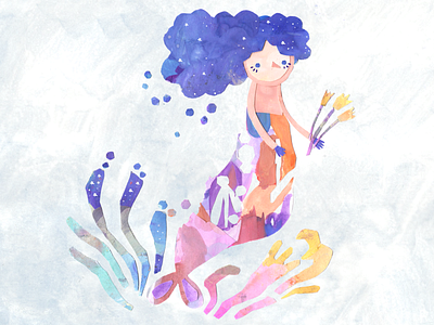 Mermaid Collage illustration art art illustration book illustrations bookillustrations childrenillustration collage collage illustrations collageart design illustration kidillustrations mermaid mermaids