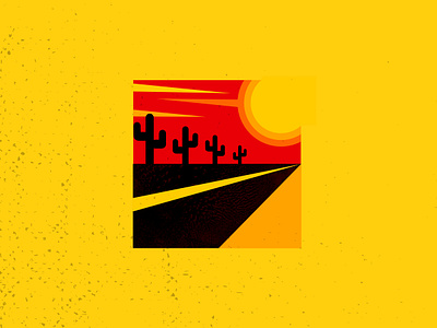 yello&orang&blac desert sunset