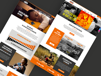 Malaria No More Desktop Designs desktop sketch app ui web design