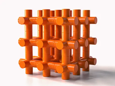 *** 3d c4d hexapod icon illustration pod redshift render thing