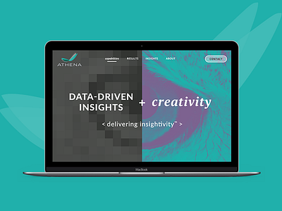 Athena Homepage Concept homepage design