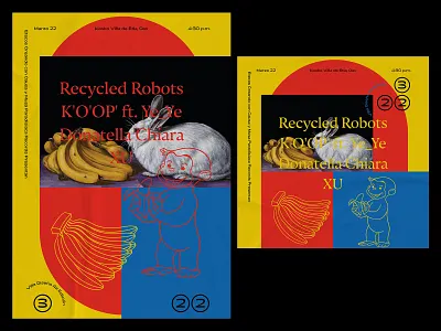 Promotional Poster Villa Diseño customtype editorial design graphic design illustration music art poster poster art poster design print print design vectorial illustration