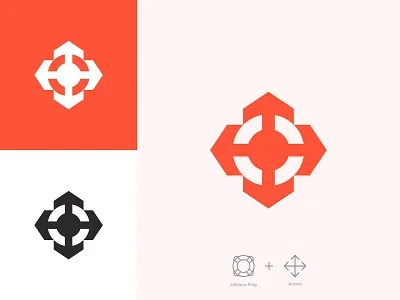 Lifebuoy Ring + Arrows arrow arrow logo arrow mark help lifebuoy logo lifebuoy mark lifebuoy ring logo marine mark protection ring logo safety logo safety mark