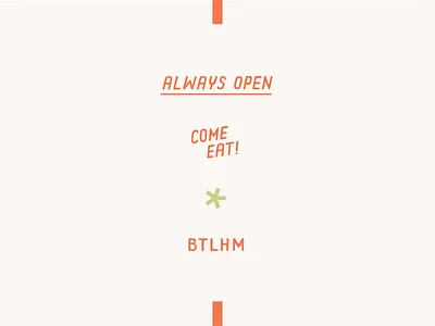 MARY'S III branding bright fresh handwritten logo restaurant submarks