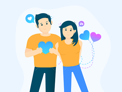 Happy Valentines Day! adorable hanif afa illustration valentine