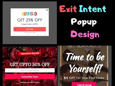 Exit Intent Popup Design animation app branding branding design design dribbble dribbble best shot flat illustration landing page landing page design logo photoshop popup design travel blog typography web deisgn website design wordpress wordpress design