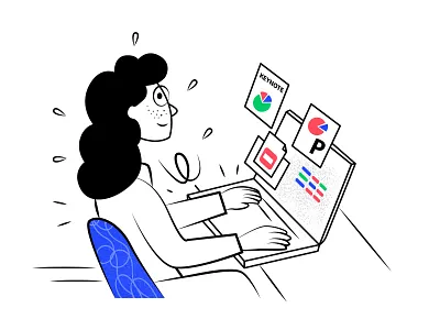 workplace illustration vector