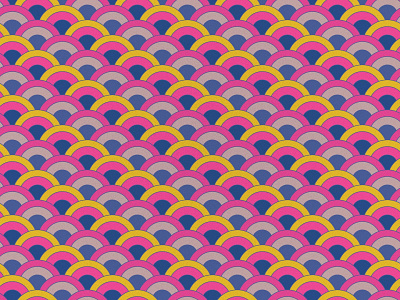 Daily Pattern #008 Seigai wave adobe illustrator daily pattern graphic design graphic art graphic pattern pattern