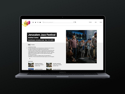 Event Page design ui web