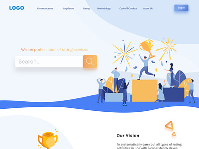 Credit Rating Landing Page credit rating design dribbble landing page rating ui ux website