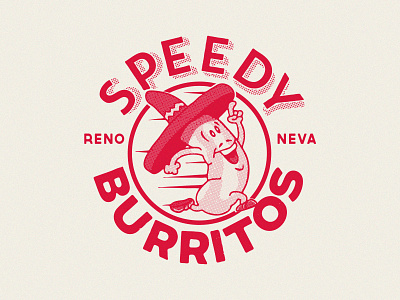 Speedy Burritos badge burrito food mexican nevada reno restaurant speedy