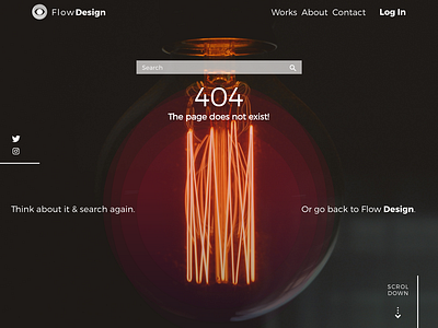 Page 404 adobexd creativehunger daily 100 challenge daily ui 008 design designmadness enjoy the moment error page page 404 ui ux uxlover