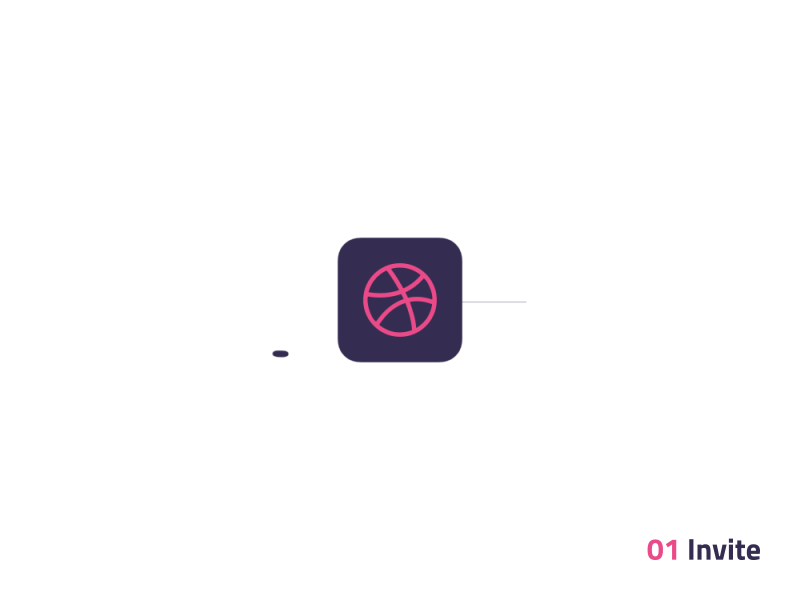 Dribbble Invite animation dribbble invite force gif invitation invite invite giveaway speed