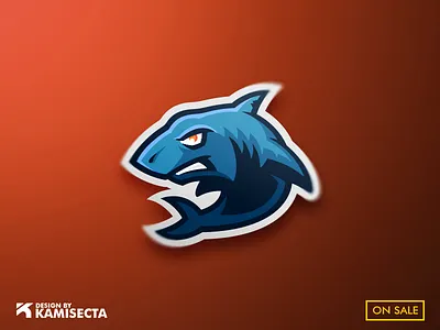 SHARK MASCOT - FOR SALE animal beast branding design esports gaming illustration logo logo a day mascot premade shark shark tank team