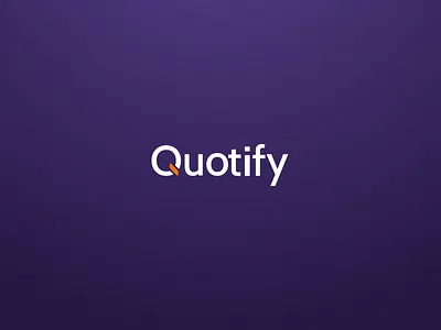 Quotify apiko branding flat icon illustration logo logotype typography vector
