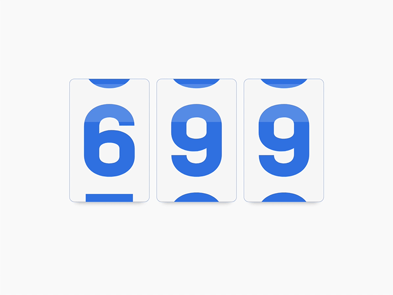 700 followers, so close! 700 adobe xd animation counter design dribbble follow me numbers