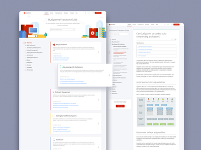 Evaluation Guide design digital interaction landing outsystems page platform responsive ui ux visual web webdesign