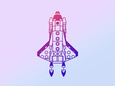 Blast off design illustration legos logo vector