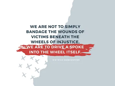 Dietrich Bonhoeffer Quote dietrich bonhoeffer illustrator inspiration justice quote quotes simple simple design social media