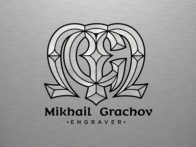 Mg monogram design дизайн логотип