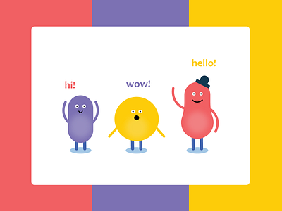 Funny Characters character funny illustration interaction vector