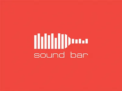 Sound Bar brand design icon logo symbol