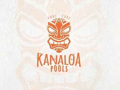 Tiki mask - Logo design hand draw logo logo design mask retro tiki vector