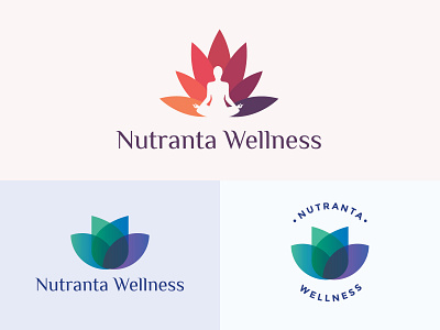 Health and Wellness Logo branding fitness gym health logo lotus medicine unused wellness wellness center yoga