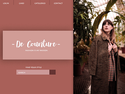 SIMPLE FASHION WEBSITE fashion fashion blog simple ux web