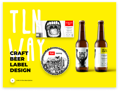 Craft Beer Label Design / project on behance beer beer branding beer label behance branding digital figma illustration label photoshop project vector