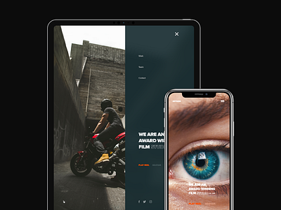 ARTNOIR - Film Studio adobe xd behance film film festival studio ui uidesign uiux ux web webdesign website