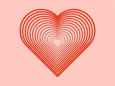 Happy valentine day:) brand hearts ilistrations logos ui ux vday