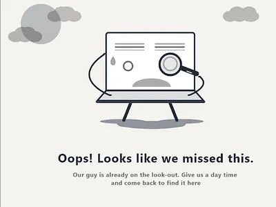 Illustration - NO RESULTS FOUND design illustration interaction design sketch user experience user interface web design