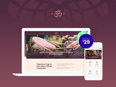 Vihara | Ashram Buddhist Temple WordPress Theme buddhist temple wordpress theme buddhist wordpress theme buddhist wordpress themes
