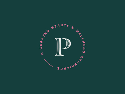 P Emblem 2019 badge brand circle custom emblem identity logo p photoshop salon