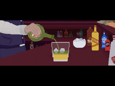 TheRedStringClub -IntroShot03 80s adobe after effects illustration pixel pixel art storyboard videogame