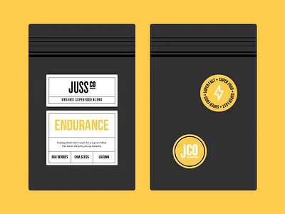 Juss Co - Packaging brand design identity logo pack packaging packet pouch