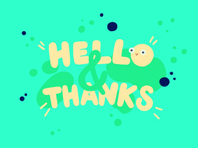 hello character cute design graphic hello illustration procreate smile