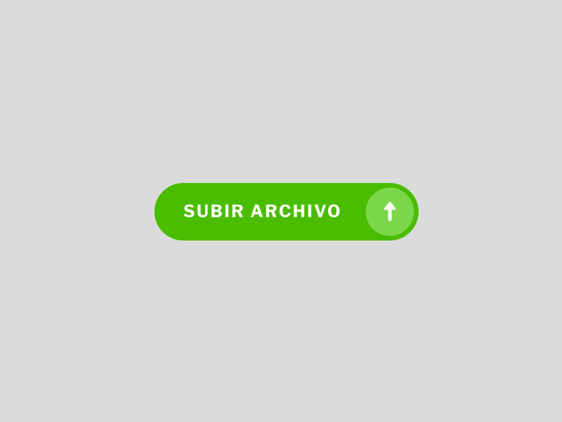 Upload button concept animation button circle color green ui upload