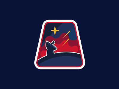 Special Mission Badge #1 astronaut badge galaxy icon illustration journey mission space stars