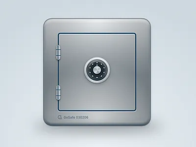 Your data is safe data gosquared icon illustration lock safe secure vault