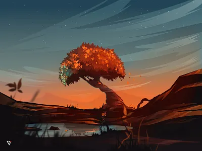 Tree Illustration adobeillustrator art design illustration