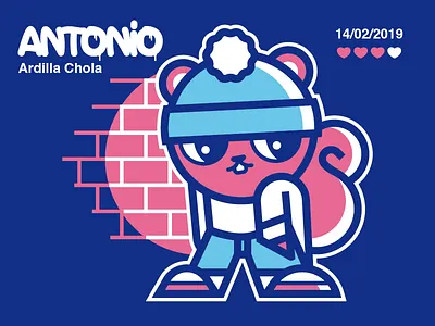 Ardilla Chola character cholo squirrel